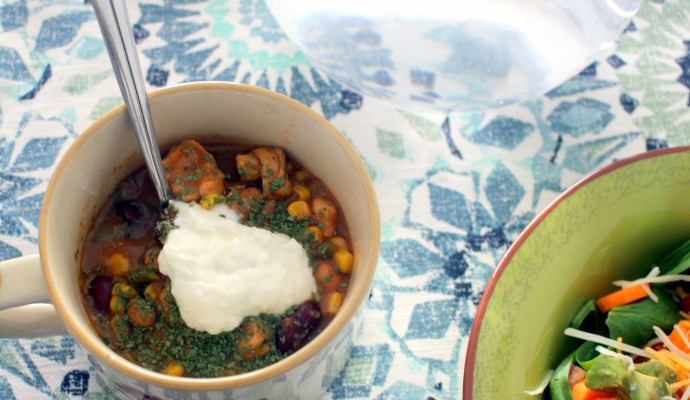 Smoky BBQ Chicken Chili