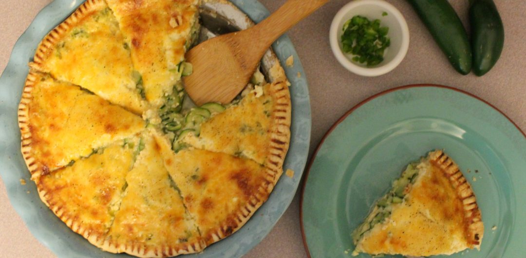 Zucchini Green Chile Quiche