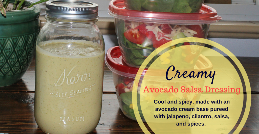 Creamy Avocado Salsa Dressing